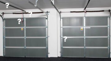 What are the parts of my garage door?