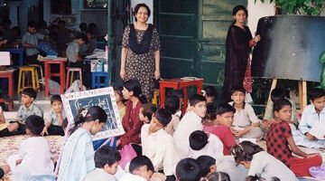 The woman who started a school in her garage.
