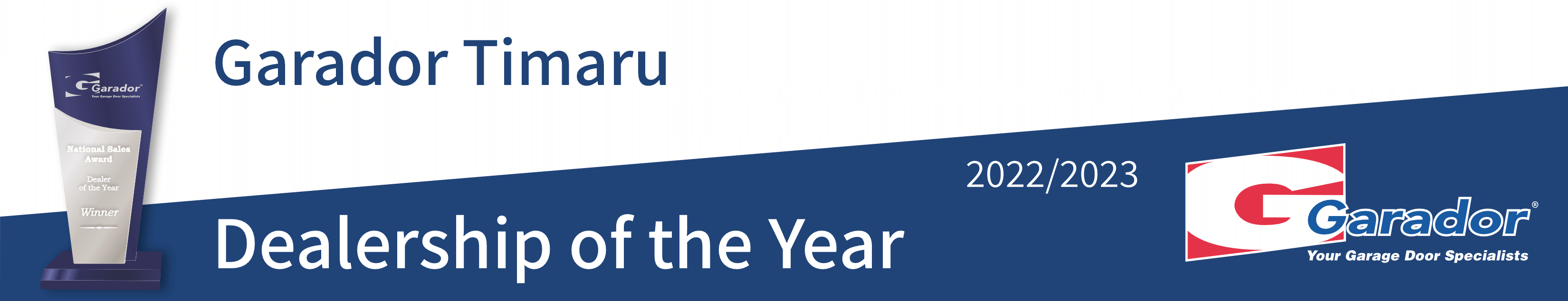 Garador Timaru Dealer of the Year 2023