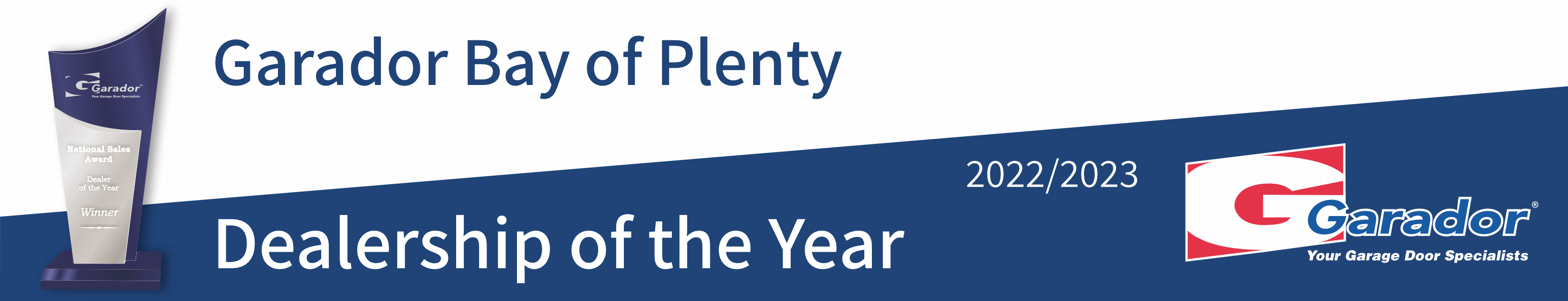 Garador Bay of Plenty - Dealer of the Year 2023
