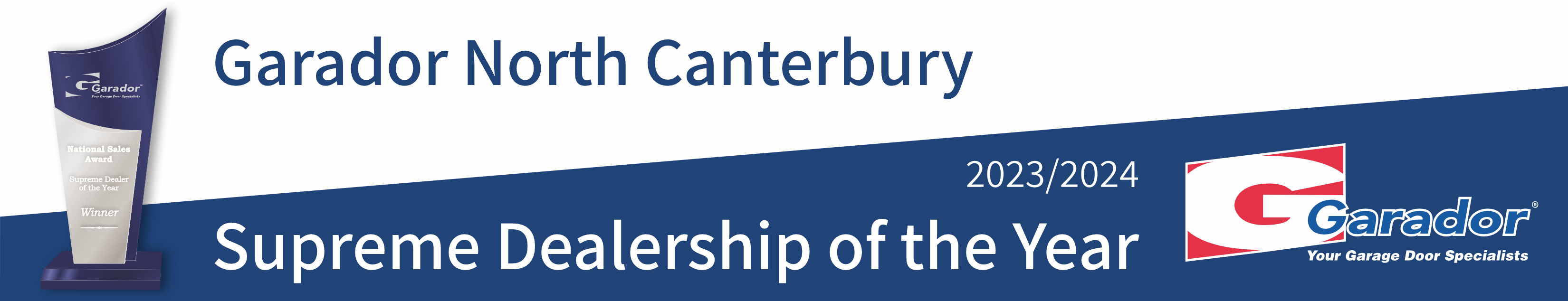 Garador North Canterbury - Supreme Dealer of the Year 2024