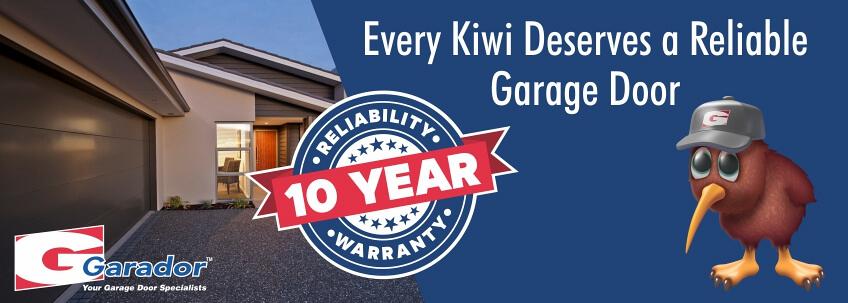 Garador Reliable 10-Year Warranty