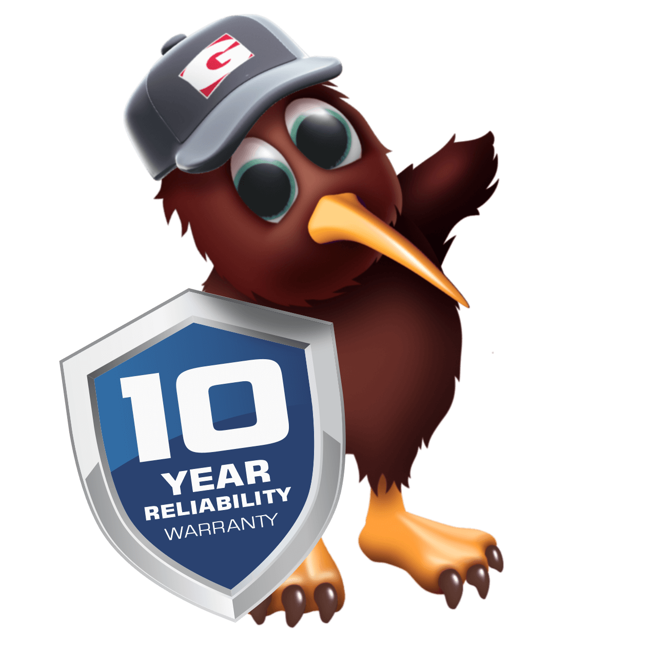 Garador 10-Year Reliability Warranty